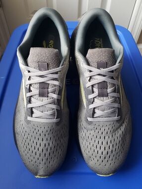 Brooks Ghost 16 Men's Running Shoe Grey/Lime